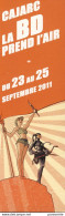 Marque Page Festival BD De CAJARC En 2011 Par VATINE - Bookmarks