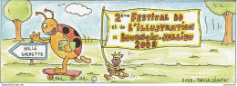 Marque Page Festival BD De BOURGOIN JAILLEU En 2008 Par LAUTIER - Marque-pages