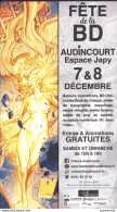 Marque Page Festival BD De AUDINCOURT En 2019 Par PERGER - Bookmarks