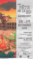 Marque Page Festival BD De AUDINCOURT En 2015 Par BABA TARTUF LAPUSS - Marque-pages