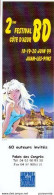 Marque Page Festival BD De ANTIBES En 1999 Par DANY (couleur) - Bookmarks