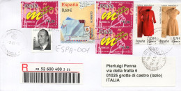 Philatelic Envelope With Stamps Sent From SPAIN To ITALY - Storia Postale