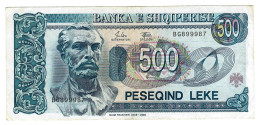 ALBANIA P57 500 LEKE 1994  VF-XF     NO P.h. - Albanien