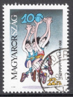 Hungary 1991 Single Stamp Celebrating The 100th Anniversary Of Basketball In Fine Used - Usado