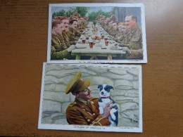 Militaria / 2 Cards Of Canada Official --> Onbeschreven - Guerres - Autres