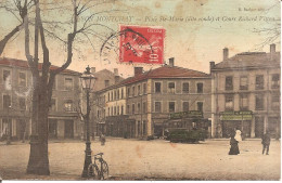 LYON-MONTCHAT 3e (69) Place Ste-Marie (dite Ronde) Et Cours Richard Vitton En 1908 - Lyon 3