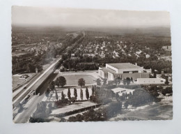 Berlin-Charlottenburg, Deutschlandhalle, AVUS, Grunewald, Luftbild, 1955 - Charlottenburg