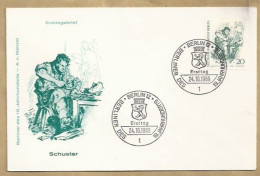 DE.- ERSTTAGSBRIEF. SCHUSTER. BERLINER DES 19. JAHRHUNDETS - A. V. MENZEL. ERSTAUSGABE 24.10.1969. BERLIN 12. FDC. - 1948-1970