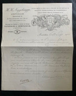 70118 -  Lettre Illustrée HH. Niggebrugge  Amsterdam Agent Vacheron & Constantin 13.09.1901 - Suiza