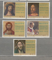 VATICAN 1970 Art Painting MNH(**) Mi 564-568 #22551 - Nuovi