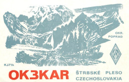 QSL Card Czechoslovakia Radio Amateur Station OK3KAR Y03CD 1984 Milan - Radio Amateur