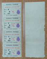 AC - AZARBAIJAN DANCE GROUP  OPEN AIR OPEN AIR THEATER  TICKET  11 JULY 1977  ISTANBUL TURKEY CONCERT TICKET - Entradas A Conciertos