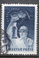 Hungary 1956 Single Stamp Celebrating Miners` Day In Fine Used - Gebraucht
