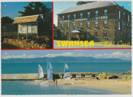 Australia TASMANIA TAS East Coast Views SWANSEA Douglas DS129 Multiview Postcard C1980s - Other & Unclassified