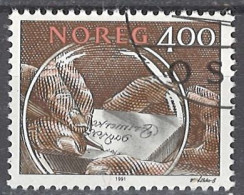 Norwegen Norway 1991. Mi.Nr. 1072, Used O - Oblitérés