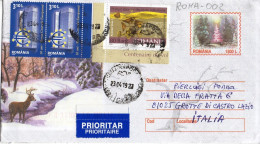 Philatelic Envelope With Stamps Sent From PORTUGAL To ITALY - Storia Postale