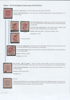 Macau Macao Crown 25r & Surcharges. MH/Used And No Gum. Mostly Fine. - Unused Stamps