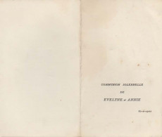 FAIRE PART DE COMMUNION, EVELYNE ET ANNIE, 20 JUIN 1965 REF 14912 - Comunioni