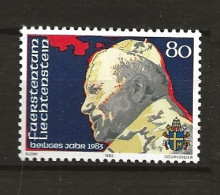 Liechtenstein 1983 Pope Johannes Paul II , Holy Year Mi 830 MNH(**) - Gebraucht