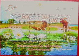 Kazakhstan  2015  Naursum  Nature Reserve  Mi. Bl.64  MNH - Kazakhstan