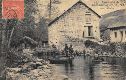 CPA  63 ENVIRONS DE CHATEAUNEUF VIEUX MOULIN     état - Other & Unclassified