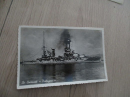 Carte Photo Combier Cuirassé Bretagne - Warships