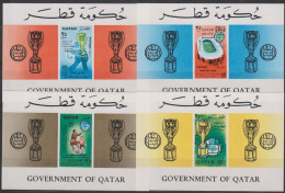 Soccer World Cup 1966 - QATAR - Set Of 4 S/S Imp. MNH - 1966 – England