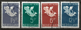 PAYS-BAS: Obl., N° YT 288 à 291, Série, TB - Used Stamps