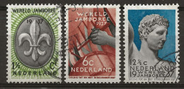 PAYS-BAS: Obl., N° YT 292 à 294, Série, TB - Used Stamps