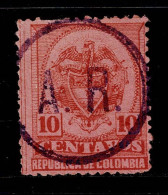 0160A - KOLUMBIEN - 1903 - MNG - (AR) OVPTD - 10 CTS - ACKNOWLEDGMENT OF RECEIPT - Colombia