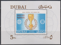 Soccer World Cup 1966 - DUBAI - S/S Ovp Winners MNH - 1966 – England