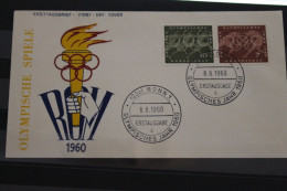 Deutschland 1960; Olympische Spiele Rom; FDC MiNr. 332-35 - Sommer 1960: Rom