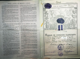 1946 - MILITARE - FOGLIO CONGEDO REGNO "MODIFICATO" - S6904 - Documenti