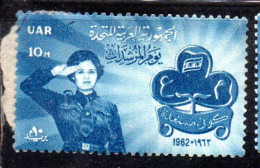 UAR EGYPT EGITTO 1962 EGYPTIAN GIRL SCOUTS' 25th ANNIVERSARY 10m MH - Unused Stamps