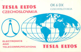 QSL Card Czechoslovakia Radio Amateur Station OK6DX Y03CD Jan - Amateurfunk