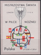 Soccer World Cup 1966 - POLAND - S/S Imp. MNH - 1966 – England