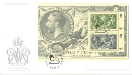 GREAT BRITAIN - 2010, FDC OF MINIATURE SHEET OF THE KING'S STAMPS, LONDON 2010 FESTIVAL OF STAMPS. - Briefe U. Dokumente