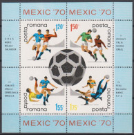 Soccer World Cup 1970 - ROMANA - S/S MNH - 1970 – Mexico