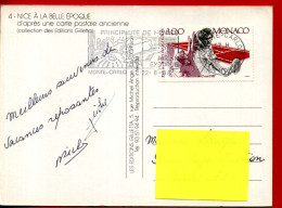 1988 - Monaco - Carte Postale - Tp TENNIS N°1579 - Oblitération Du JARDIN EXOTIQUE - Postmarks