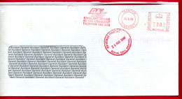 1988 - Grande Bretagne - Lettre De Tauton - Oblit. Mécanique + Cachet "REVENUE PROTECTION-ROYAL MAIL BRISTOL" - Macchine Per Obliterare (EMA)