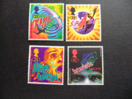 5 INGLATERRA REINO UNIDO GRANDE BRETAGNE 1995 / CIENCIA FICCIÓN / HERBERT GEORGE WELLS / YVERT 1822 / 25 MNH - Gebruikt