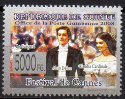 GUINEA - 1v - MNH - Alain Delon - Claudia Cardinale Le Guépard - Movies - Film - Kino - Cine - Cannes Festival - France - Cinema