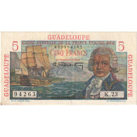 Guadeloupe, 5 Francs, Undated (1947), K.23, SUP, KM:31 - Andere & Zonder Classificatie