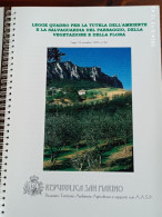 SAN MARINO - LEGGE QUADRO PER LA TUTELA DELL'AMBIENTE 1995 - Derecho Y Economía