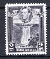 British Guiana 1938-52 KGVI Pictorials - 2c Kaieteur Falls - P.12½ HM (SG 309) - British Guiana (...-1966)