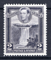 British Guiana 1938-52 KGVI Pictorials - 2c Kaieteur Falls - P.12½ HM (SG 309) - Britisch-Guayana (...-1966)