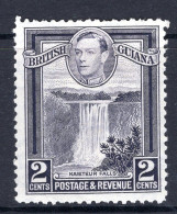 British Guiana 1938-52 KGVI Pictorials - 2c Kaieteur Falls - P.12½ HM (SG 309) - Britisch-Guayana (...-1966)