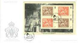 GREAT BRITAIN - 2010, FDC OF MINIATURE SHEET OF THE KING'S STAMPS, LONDON 2010 FESTIVAL OF STAMPS. - Covers & Documents