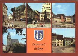 72259600 Eisleben Rathaus Lutherdenkmal Petrikirche Markt Lutherstadt Eisleben - Eisleben
