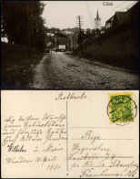 Postcard Wenden Cēsis Straßenpartie - Fotokarte 1930  Gel. Stempel - Lettonie